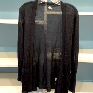 Black JCREW cardigan with pockets. Gently used and super comfortable.